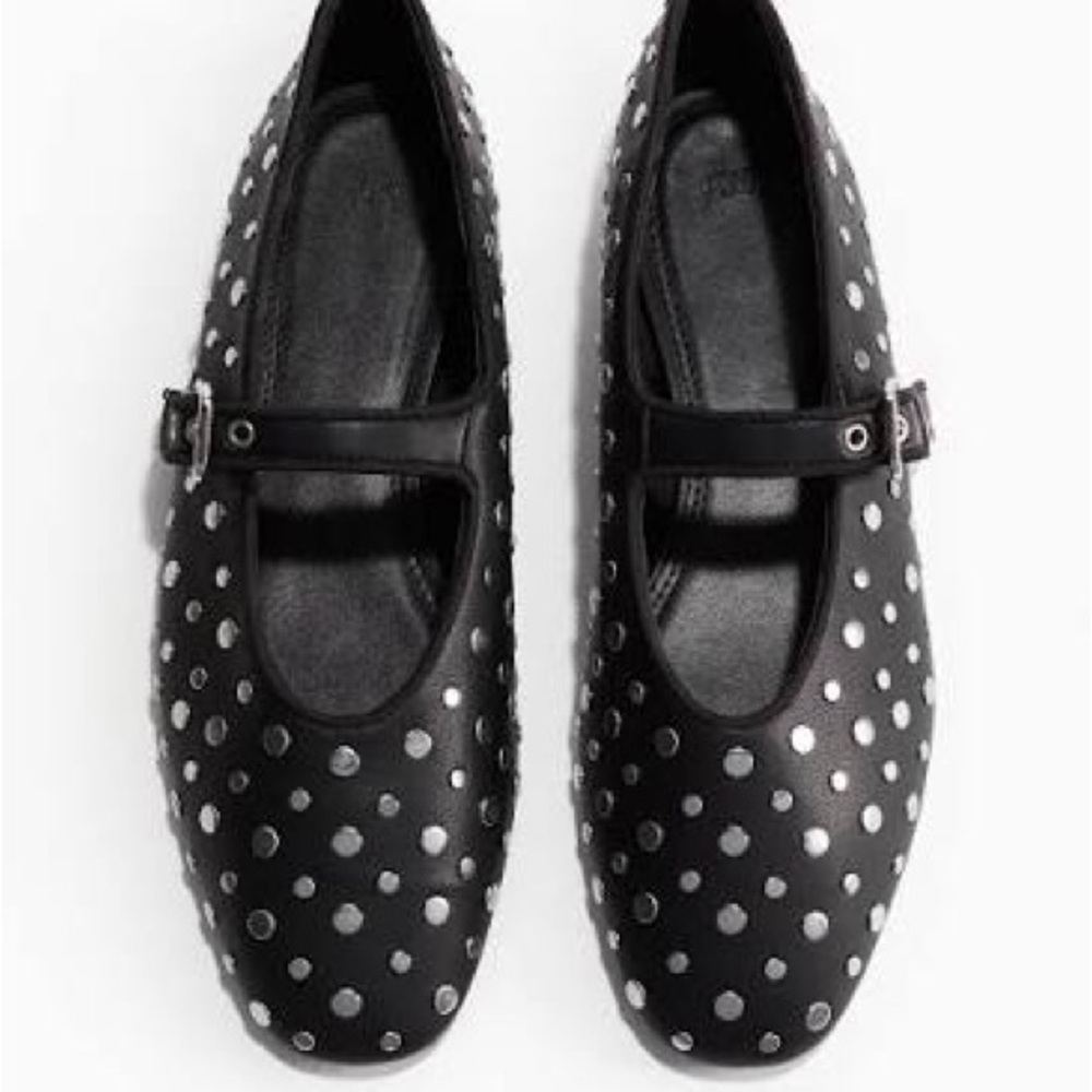 H&M studded ballet flats